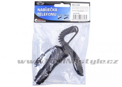 Nabíječka telefonu 12/24V MICRO USB