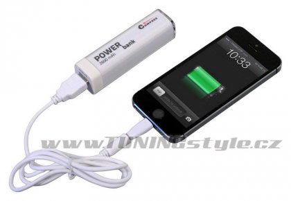 Nabíječka telefonu 12V 2,1A (iPhone 4/5/6, micro USB, Nokia) + POWER BANK 2600mA