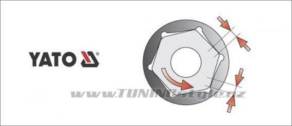 Nástavec 3/8" šetihranný hluboký 19mm