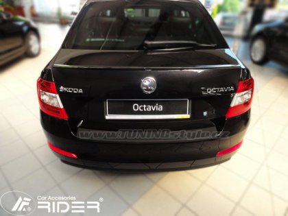 Nášlap kufru černý - Škoda Octavia III 13- sedan