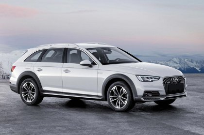 Nerezová ochranná lišta zadního nárazníku Audi A4 B9 Avant ALLROAD 2015-