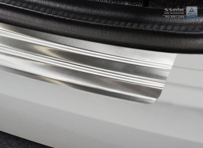 Nerezová ochranná lišta zadního nárazníku Audi grafitová A3 (8V) sedan 2016-