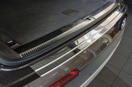 Nerezová ochranná lišta zadního nárazníku Audi Q7 II 2015-
