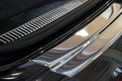 Nerezová ochranná lišta zadního nárazníku Audi Q7 II 2015-