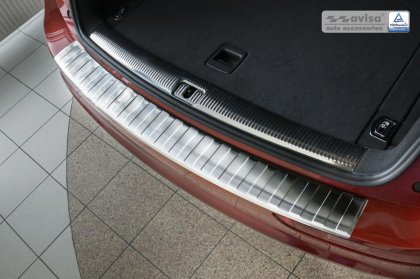 Nerezová ochranná lišta zadního nárazníku Audi SQ5 2013-2016