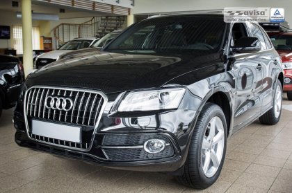 Nerezová ochranná lišta zadního nárazníku Audi SQ5 žebrovaná 2013-2016