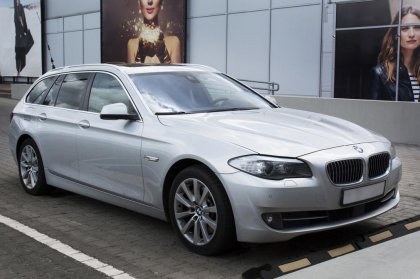 Nerezová ochranná lišta zadního nárazníku BMW 5 F11 TOURING 2010-2017
