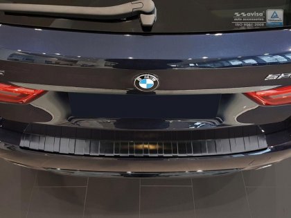 Nerezová ochranná lišta zadního nárazníku BMW 5 G31 TOURING grafitová 2017-