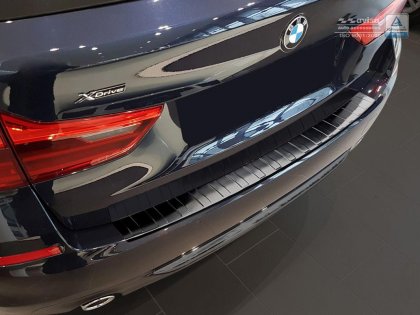 Nerezová ochranná lišta zadního nárazníku BMW 5 G31 TOURING grafitová 2017-