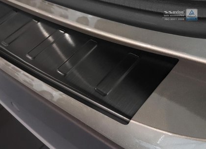 Nerezová ochranná lišta zadního nárazníku BMW X1/E84 5d grafitová 2012-10/2015
