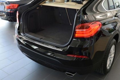 Nerezová ochranná lišta zadního nárazníku BMW X4/F26 2014-