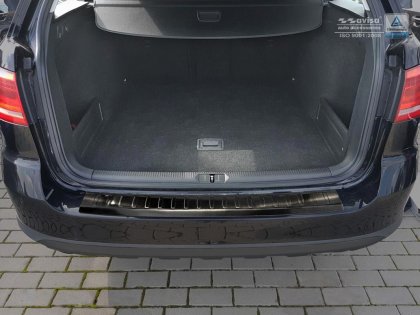 Nerezová ochranná lišta zadního nárazníku VW PASSAT B7 AllTrack grafitová 2012-2014