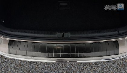 Nerezová ochranná lišta zadního nárazníku VW PASSAT B7 Variant grafitová 2010-2014