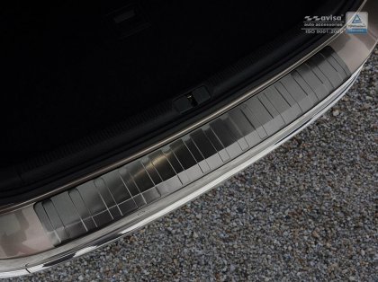 Nerezová ochranná lišta zadního nárazníku VW PASSAT B7 Variant grafitová 2010-2014
