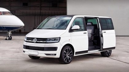 Nerezová ochranná lišta zadního nárazníku VW TRANSPORTER T6 2015-