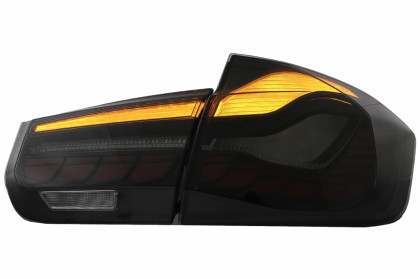 Zadní světla OLED, s dynamickým blinkrem pro BMW 3 F30 F35 F80 red clear