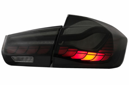 Zadní světla OLED, s dynamickým blinkrem pro BMW 3 F30 F35 F80 red clear