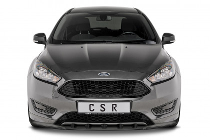 Spoiler pod přední nárazník CSR CUP - Ford Focus MK3 ST-Line carbon look lesklý