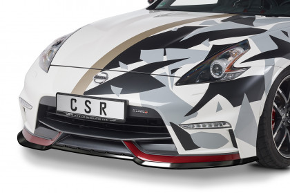 Spoiler pod přední nárazník CSR CUP - Nissan 370Z Nismo carbon look lesklý
