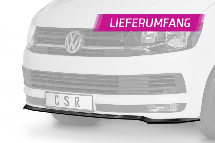 Spoiler pod přední nárazník CSR CUP - VW T6 carbon look lesklý