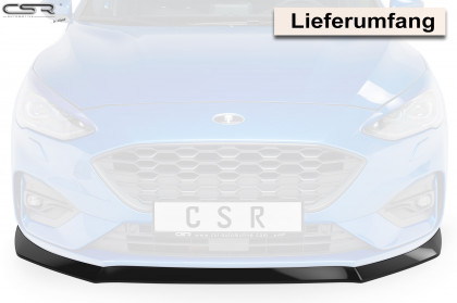 Spoiler pod přední nárazník CSR CUP - Ford Focus MK4 ST / ST-Line černý matný 