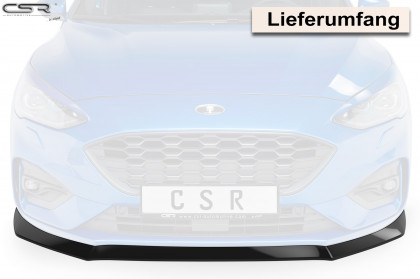 Spoiler pod přední nárazník CSR CUP - Ford Focus MK4 ST / ST-Line černý matný 
