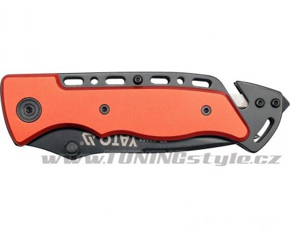 Nůž kapesní s pojistkou černý