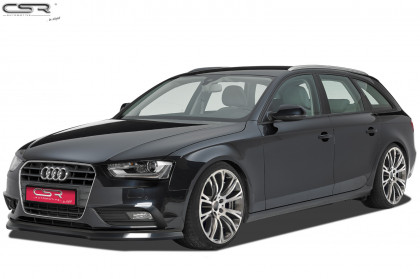 Spoiler pod přední nárazník CSR CUP - Audi A4 B8 2011/2015 carbon look lesklý