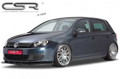 Spoiler pod přední nárazník CSR CUP - VW Golf VI/6 08-12 carbon look lesklý