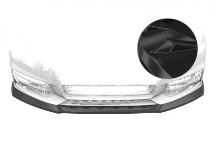 Spoiler pod přední nárazník CSR CUP - Audi A1 8X černý lesklý