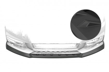 Spoiler pod přední nárazník CSR CUP - Audi A1 8X černý matný
