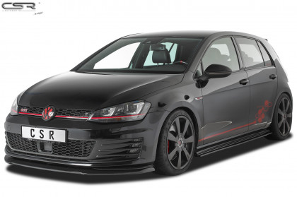 Spoiler pod přední nárazník CSR CUP - VW W Golf VII GTI 13-17 černý mat