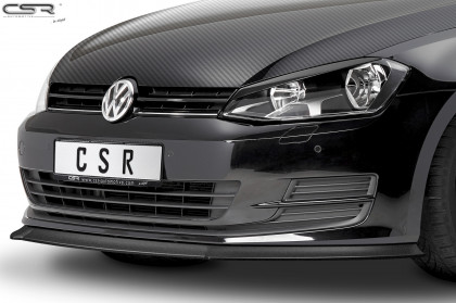 Spoiler pod přední nárazník CSR CUP - VW Golf 7 12-17 carbon look lesklý