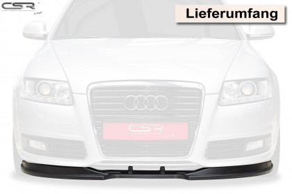 Spoiler pod přední nárazník CSR CUP - Audi A6 4F S-Line carbon look matný