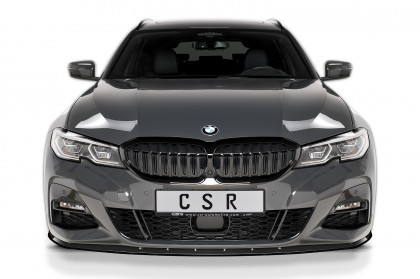 Spoiler pod přední nárazník CSR CUP pro BMW 3 (G20 / G21) M-paket carbon look lesklý