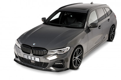 Spoiler pod přední nárazník CSR CUP pro BMW 3 (G20 / G21) M-paket carbon look lesklý