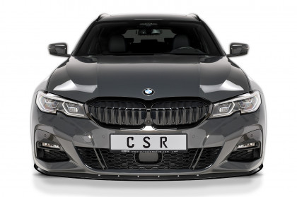 Spoiler pod přední nárazník CSR CUP pro BMW 3 (G20 / G21) M-paket černý lesklý