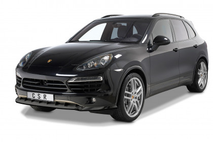 Spoiler pod přední nárazník CSR CUP pro Porsche Cayenne 92A 10-14 carbon look lesklý