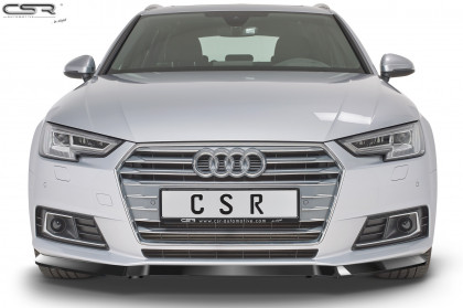 Spoiler pod přední nárazník CSR CUP V2 pro Audi A4 B9 (8W) 15-19 carbon look lesklý