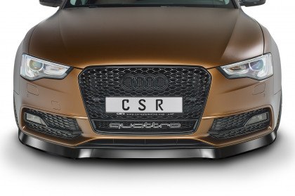 Spoiler pod přední nárazník CSR CUP - Audi A5 S-line/ S5 8T 11-16 černý matný