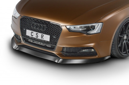 Spoiler pod přední nárazník CSR CUP - Audi A5 S-line/ S5 8T 11-16 carbon look matný