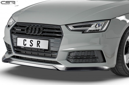 Spoiler pod přední nárazník CSR CUP pro Audi A4/S4 B9 (8W) S-Line 15-18 carbon look lesklý