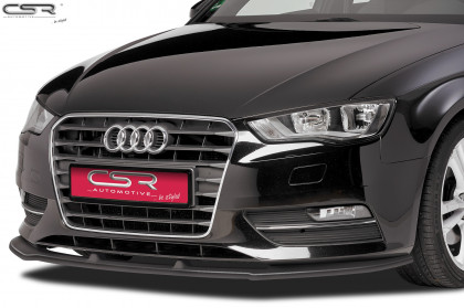 Spoiler pod přední nárazník CSR CUP - Audi A3 8V 12-16 carbon look lesklý