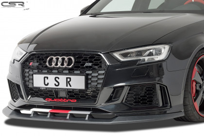 Spoiler pod přední nárazník CSR CUP - Audi RS3 8V 16- carbon look lesklý