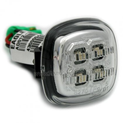 Blinkry boční LED AUDI A3 8L/A4/A8 chrom kouřové