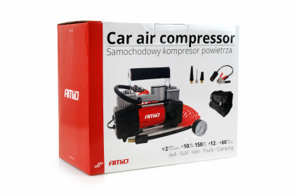 Kompresor do auta kovový 2 cylindry 12V HQ AComp-04