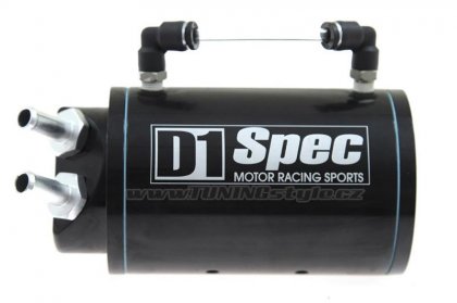 OIL CATCH TANK D1 SPEC 15mm BLACK