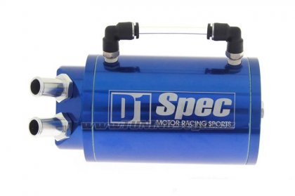 OIL CATCH TANK D1 SPEC 15mm BLUE