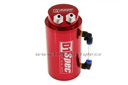 Oil catch tank D1Spec 9mm Red Replica