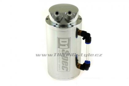 Oil catch tank D1Spec 9mm Silver Replica